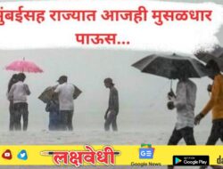 Mumbai Rain : आजही पाऊस झोडपणार! राज्यासह मुंबईत मुसळधार तर मध्य महाराष्ट्रात अतिमुसळधार पावसाचा इशारा