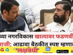 एकनाथ शिंदेंच्या नगरविकास खात्यावर देवेंद्र फडणवीसांची नाराजी; आढावा बैठकीत स्पष्ट म्हणाले…