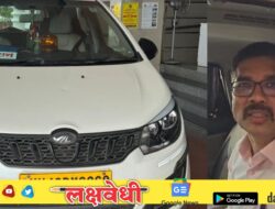 ‘वाहतूक कोंडीतून बाहेर पडण्यासाठी अतिरिक्त मुख्यकार्यकारी रवींद्र शिंदेंची अजब शक्कल वाहनावर लावला अंबर दिवा