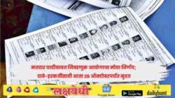 मतदार यादीबाबत निवडणूक आयोगाचा मोठा निर्णय; दावे-हरकतींसाठी आता २६ ऑक्टोबरपर्यंत मुदत